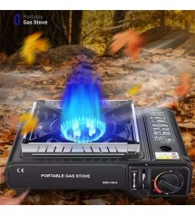 Portable Butane Stove Outdoor Camping Gas Single Burner With Carrying Case